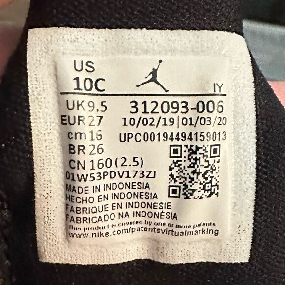 Nike Air Jordan 14 Retro TD Gym Red 312093-006 Toddler Size 10C - Picture 9 of 9